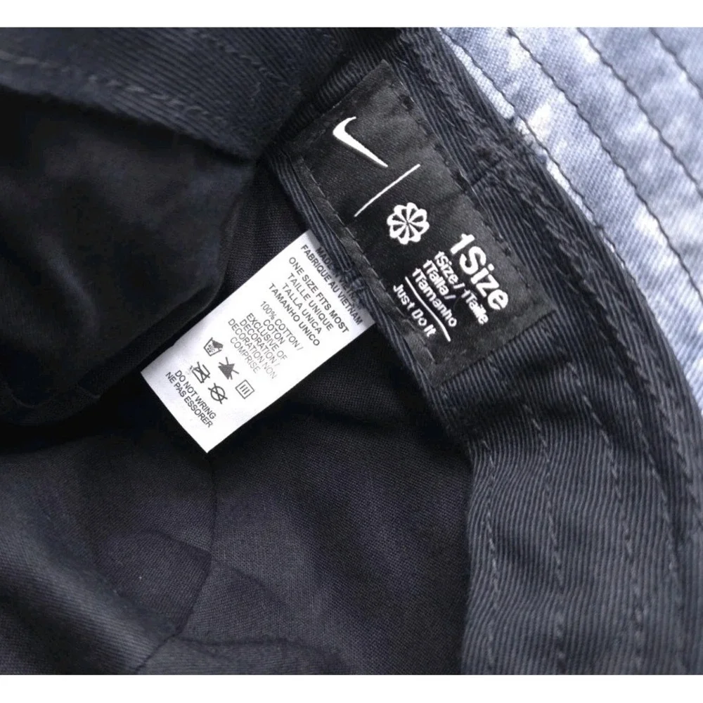 Nike Houston Dash H-Town Bucket Hat‎ Black Gray Tie Dye Soccer Patch